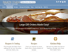 Tablet Screenshot of blog.dakinfarm.com